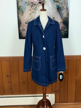 Super Cute New Libertine x Target Cotton Contrast Stitch Jacket